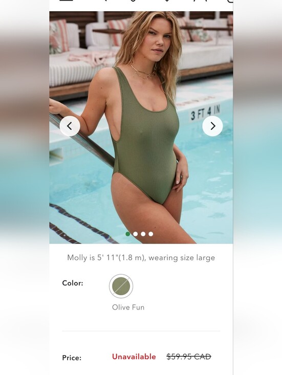 aerie Other - Aerie Super Scoop Cheekiest One Piece Bathing Suit.